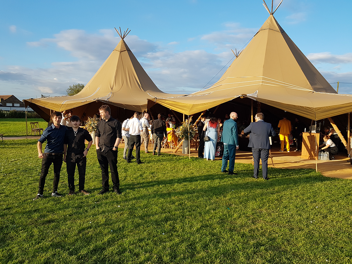 Moorside farm wedding