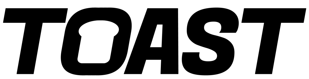 TOAST Logo - black with outerglow