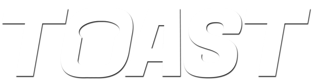 TOAST Logo - whie with drop shadow